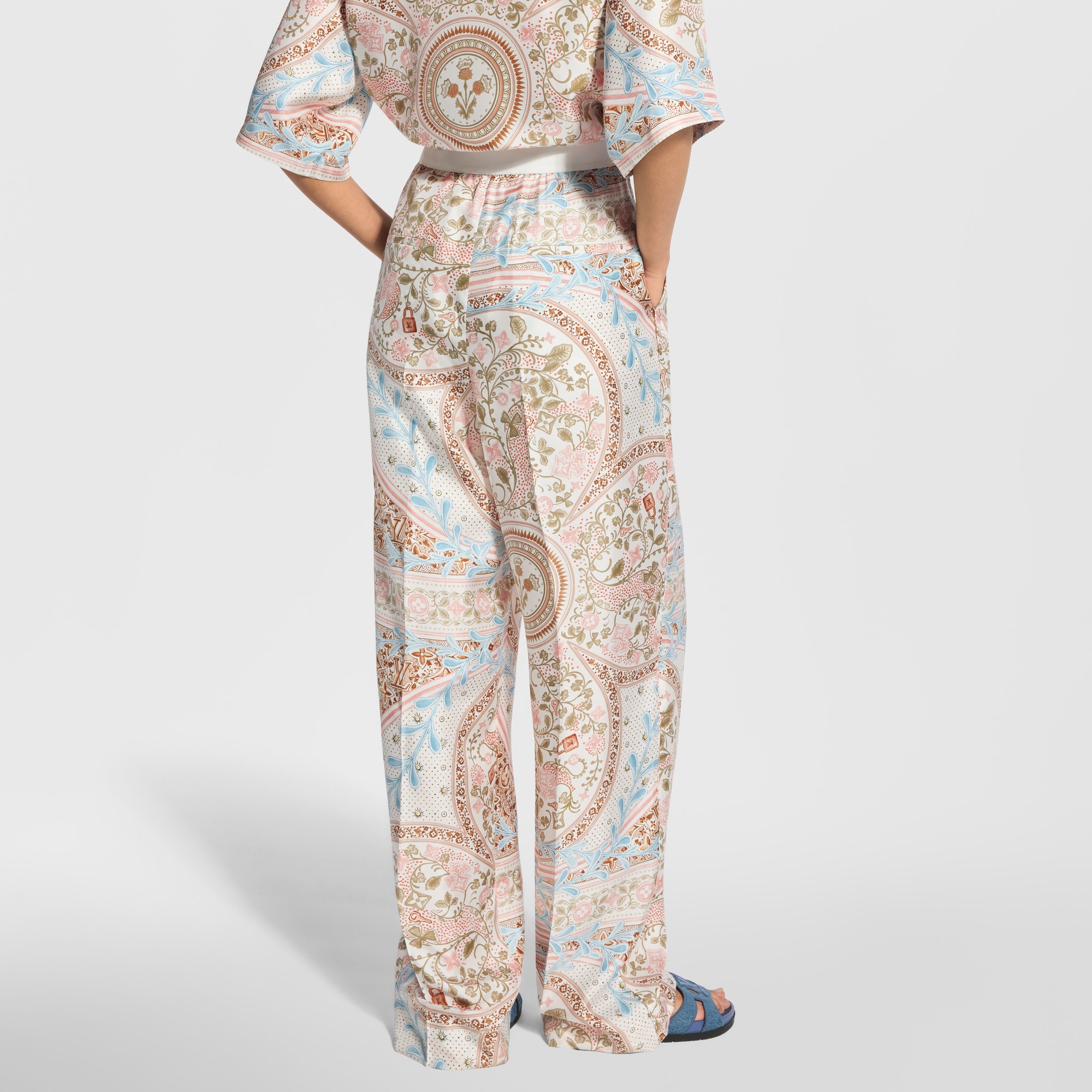 Flower Foulard Wide-Cut Pants - Women - Ready-to-Wear | LOUIS